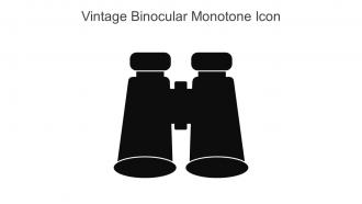 Vintage Binocular Monotone Icon In Powerpoint Pptx Png And Editable Eps Format