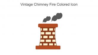 Vintage Chimney Fire Colored Icon In Powerpoint Pptx Png And Editable Eps Format