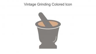 Vintage Grinding Colored Icon In Powerpoint Pptx Png And Editable Eps Format