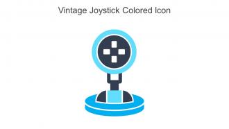 Vintage Joystick Colored Icon In Powerpoint Pptx Png And Editable Eps Format