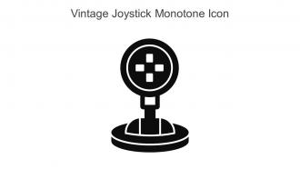 Vintage Joystick Monotone Icon In Powerpoint Pptx Png And Editable Eps Format
