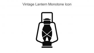 Vintage Lantern Monotone Icon In Powerpoint Pptx Png And Editable Eps Format