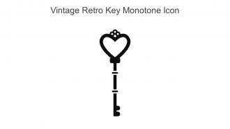 Vintage Retro Key Monotone Icon In Powerpoint Pptx Png And Editable Eps Format