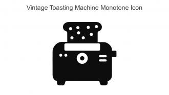 Vintage Toasting Machine Monotone Icon In Powerpoint Pptx Png And Editable Eps Format