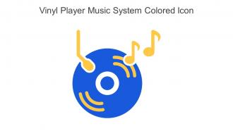 Vinyl Player Music System Colored Icon In Powerpoint Pptx Png And Editable Eps Format