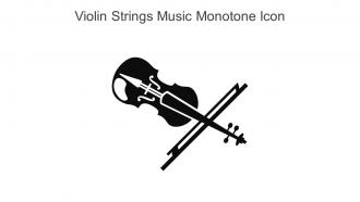 Violin Strings Music Monotone Icon In Powerpoint Pptx Png And Editable Eps Format