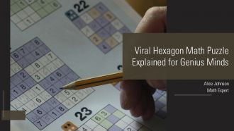 Viral Hexagon Math Puzzle Explained For Genius Minds PPT Designs AT