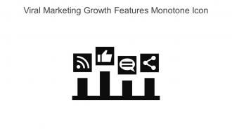 Viral Marketing Growth Features Monotone Icon In Powerpoint Pptx Png And Editable Eps Format