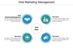 Viral marketing management ppt powerpoint presentation infographic template structure cpb