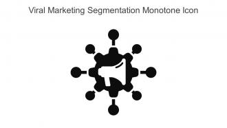 Viral Marketing Segmentation Monotone Icon In Powerpoint Pptx Png And Editable Eps Format