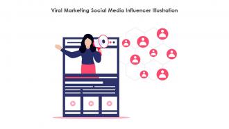 Viral Marketing Social Media Influencer Illustration