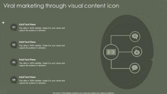 Viral Marketing Through Visual Content Icon