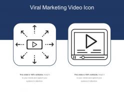 Viral marketing video icon