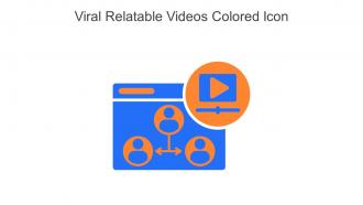 Viral Relatable Videos Colored Icon In Powerpoint Pptx Png And Editable Eps Format
