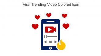 Viral Trending Video Colored Icon In Powerpoint Pptx Png And Editable Eps Format