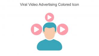 Viral Video Advertising Colored Icon In Powerpoint Pptx Png And Editable Eps Format