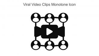Viral Video Clips Monotone Icon In Powerpoint Pptx Png And Editable Eps Format