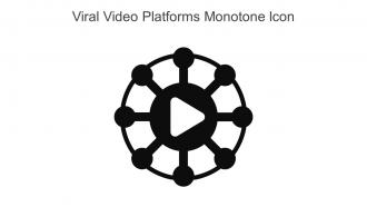 Viral Video Platforms Monotone Icon In Powerpoint Pptx Png And Editable Eps Format