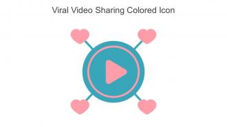 Viral Video Sharing Colored Icon In Powerpoint Pptx Png And Editable Eps Format