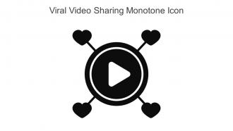 Viral Video Sharing Monotone Icon In Powerpoint Pptx Png And Editable Eps Format