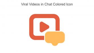 Viral Videos In Chat Colored Icon In Powerpoint Pptx Png And Editable Eps Format