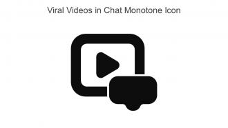 Viral Videos In Chat Monotone Icon In Powerpoint Pptx Png And Editable Eps Format