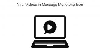 Viral Videos In Message Monotone Icon In Powerpoint Pptx Png And Editable Eps Format