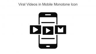 Viral Videos In Mobile Monotone Icon In Powerpoint Pptx Png And Editable Eps Format