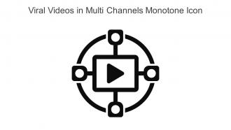 Viral Videos In Multi Channels Monotone Icon In Powerpoint Pptx Png And Editable Eps Format