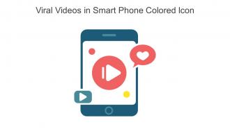 Viral Videos In Smart Phone Colored Icon In Powerpoint Pptx Png And Editable Eps Format