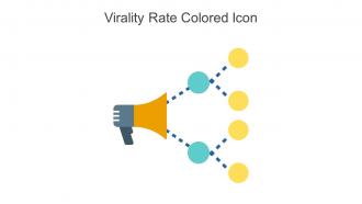 Virality Rate Colored Icon In Powerpoint Pptx Png And Editable Eps Format