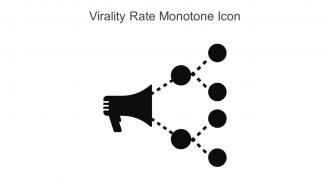 Virality Rate Monotone Icon In Powerpoint Pptx Png And Editable Eps Format