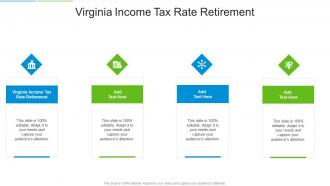 Virginia Income Tax Rate Retirement In Powerpoint And Google Slides Cpb