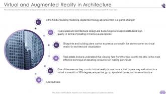 Virtual And Augmented Reality In Architecture Ppt Inspiration Graphics Design