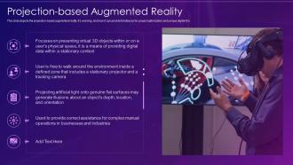 Virtual and augmented reality it projection based augmented reality
