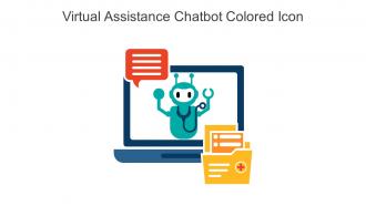 Virtual Assistance Chatbot Colored Icon In Powerpoint Pptx Png And Editable Eps Format