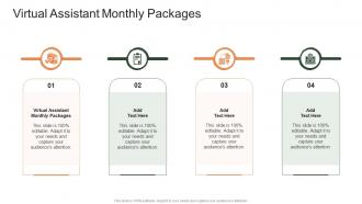 Virtual Assistant Monthly Packages In Powerpoint And Google Slides Cpb