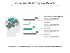 Virtual assistant proposal sample ppt powerpoint presentation portfolio graphics cpb