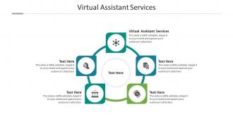 Virtual assistant services ppt powerpoint presentation model influencers cpb