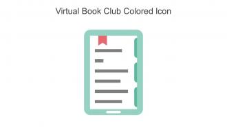 Virtual Book Club Colored Icon In Powerpoint Pptx Png And Editable Eps Format