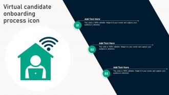 Virtual Candidate Onboarding Process Icon
