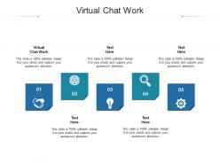 Virtual chat work ppt powerpoint presentation inspiration graphics download cpb