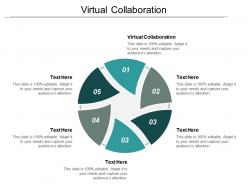 Virtual collaboration ppt powerpoint presentation inspiration background image cpb