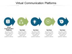 Virtual communication platforms ppt powerpoint presentation guide cpb