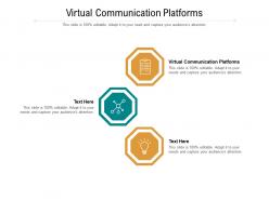 Virtual communication platforms ppt powerpoint presentation icon show cpb