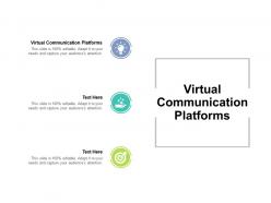 Virtual communication platforms ppt powerpoint presentation outline slide download cpb