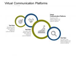Virtual communication platforms ppt powerpoint presentation portfolio slides cpb