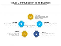 Virtual communication tools business ppt powerpoint presentation layouts introduction cpb