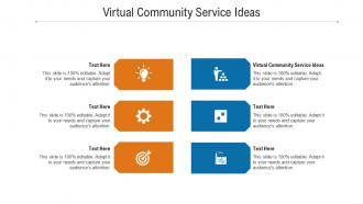 Virtual community service ideas ppt powerpoint presentation slides ideas cpb