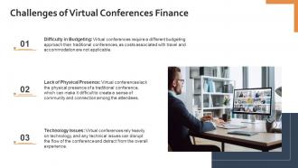 Virtual Conferences Finance Powerpoint Presentation And Google Slides ICP Impressive Slides